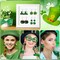 8 Pairs St. Patrick's Day Earrings for Women Acrylic Stud Irish Shamrock Dangle Earrings Green Hat Gold Pot Four Leaf Clover Earrings for Festival St Patty's Jewelry